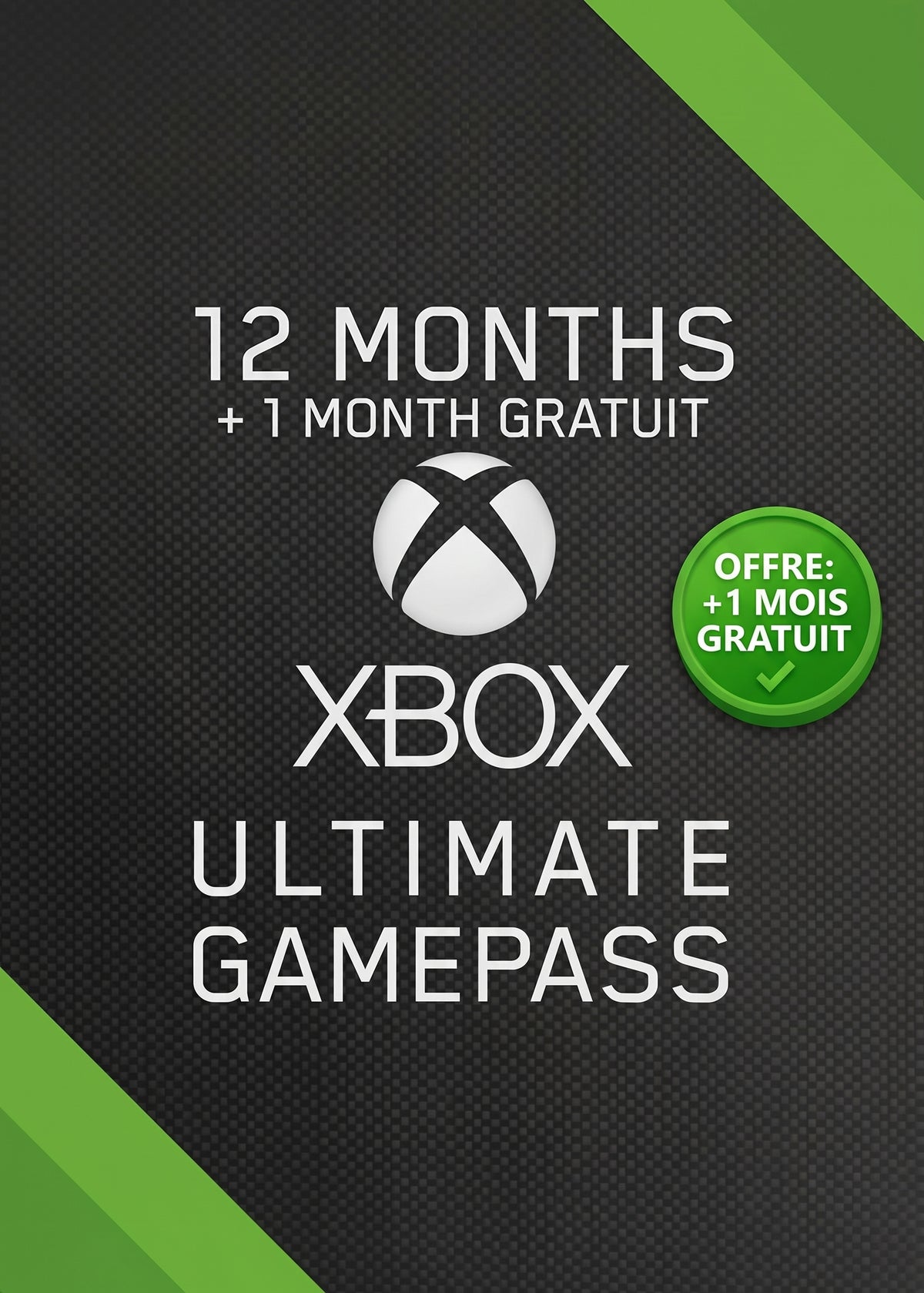 Xbox Game Pass Ultimate — 13 Mois (Accès Compte)